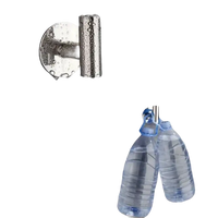 Self-adhesive stainless steel bathroom hook from Easy Peasy Stainless Steel Bathroom Hook Guide
