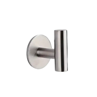 Easy Peasy Stainless Steel Bathroom Hook Guide showcasing a trendy self-adhesive punching hook