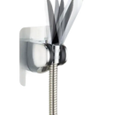 Adjustable shower head holder.