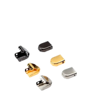 Metal cord locks in three colors.