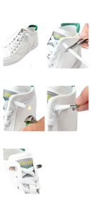Shoelace installation guide.