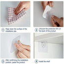 Shelf bracket adhesive nail self-adhesive wardrobe shelf bracket clip wall hanging bracket partition non punching