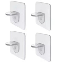 Shelf bracket adhesive nail self-adhesive wardrobe shelf bracket clip wall hanging bracket partition non punching