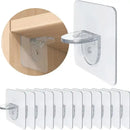Shelf bracket adhesive nail self-adhesive wardrobe shelf bracket clip wall hanging bracket partition non punching