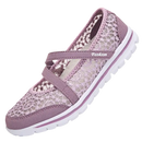 Lavender lace Mary Jane shoe.