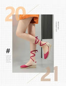 Sandals for Women 2025 Grass Woven High Heels Summer Strap High Heels Linen Soled Shoes Strap Hemp Rope Wedges Shoes
