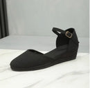 Sandals for Women 2025 Grass Woven High Heels Summer Strap High Heels Linen Soled Shoes Strap Hemp Rope Wedges Shoes