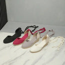 Sandals for Women 2025 Grass Woven High Heels Summer Strap High Heels Linen Soled Shoes Strap Hemp Rope Wedges Shoes