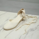 Sandals for Women 2025 Grass Woven High Heels Summer Strap High Heels Linen Soled Shoes Strap Hemp Rope Wedges Shoes