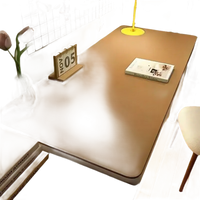Brown desk pad.