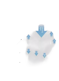 Diffuse reflection technology diagram.