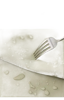 Water-resistant, puncture-resistant material.