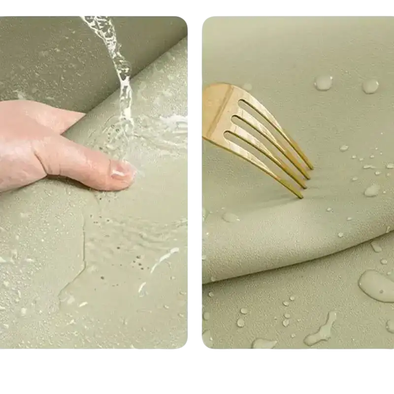 Waterproof and scratch-proof placemat.