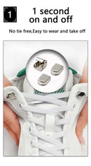 No Tie Shoe Laces Elastic Laces Sneakers Tennis Flat Shoelaces Without Ties Kids Adult Quick Shoe Lace Rubber Bands