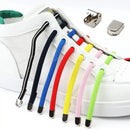 No Tie Shoe Laces Elastic Laces Sneakers Tennis Flat Shoelaces Without Ties Kids Adult Quick Shoe Lace Rubber Bands