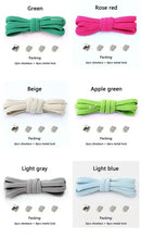 No Tie Shoe Laces Elastic Laces Sneakers Tennis Flat Shoelaces Without Ties Kids Adult Quick Shoe Lace Rubber Bands