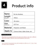 No Tie Shoe Laces Elastic Laces Sneakers Tennis Flat Shoelaces Without Ties Kids Adult Quick Shoe Lace Rubber Bands