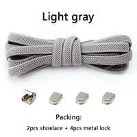 No Tie Shoe Laces Elastic Laces Sneakers Tennis Flat Shoelaces Without Ties Kids Adult Quick Shoe Lace Rubber Bands
