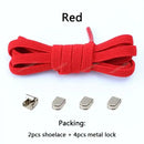 No Tie Shoe Laces Elastic Laces Sneakers Tennis Flat Shoelaces Without Ties Kids Adult Quick Shoe Lace Rubber Bands