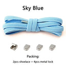 No Tie Shoe Laces Elastic Laces Sneakers Tennis Flat Shoelaces Without Ties Kids Adult Quick Shoe Lace Rubber Bands