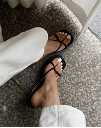 2025 Summer Women Clip Toe Slippers Fashion Dress Slide Shoes Ladies Elegant High Heel Footwear