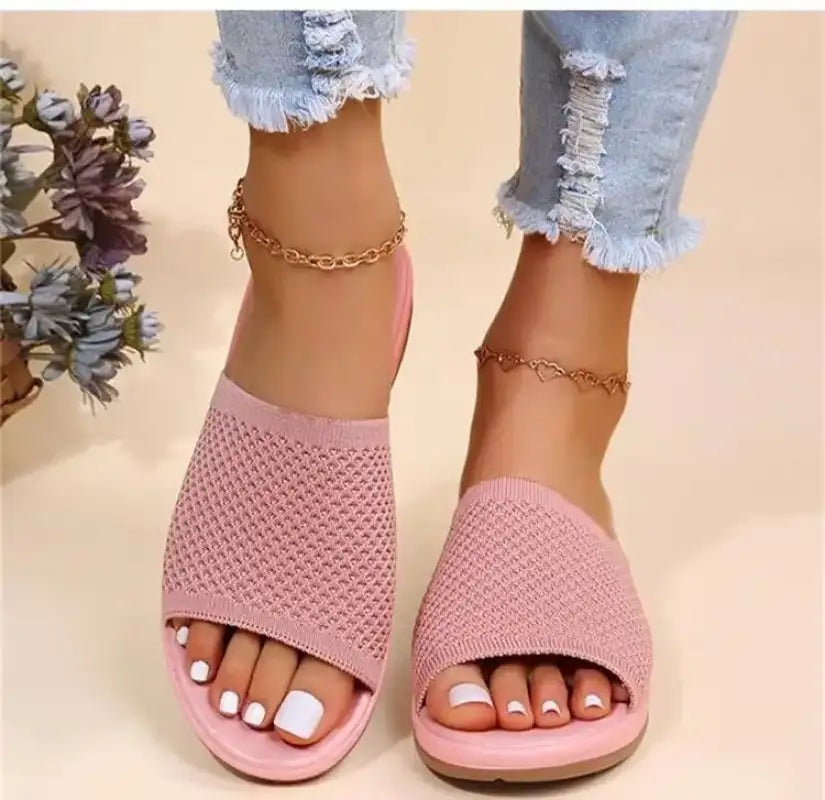 Fashion Women Summer Sandals Shoes Wedge Sandals Ladies Soft Slip On Women’s Sandals Elegant Sandalias Mujer Female