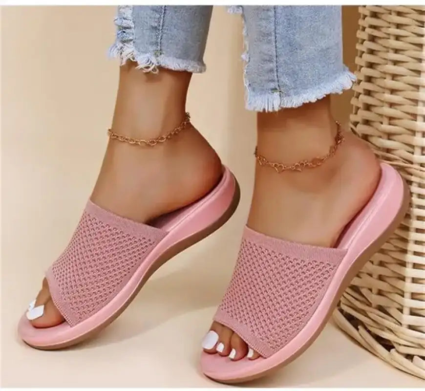 Fashion Women Summer Sandals Shoes Wedge Sandals Ladies Soft Slip On Women’s Sandals Elegant Sandalias Mujer Female