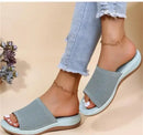 Fashion Women Summer Sandals Shoes Wedge Sandals Ladies Soft Slip On Women’s Sandals Elegant Sandalias Mujer Female