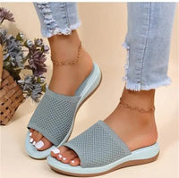 Fashion Women Summer Sandals Shoes Wedge Sandals Ladies Soft Slip On Women’s Sandals Elegant Sandalias Mujer Female