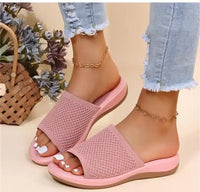 Fashion Women Summer Sandals Shoes Wedge Sandals Ladies Soft Slip On Women’s Sandals Elegant Sandalias Mujer Female