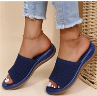 Fashion Women Summer Sandals Shoes Wedge Sandals Ladies Soft Slip On Women’s Sandals Elegant Sandalias Mujer Female