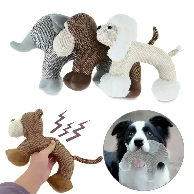 Elephant Dog and a Bonus Quackmate Squeaky Duck