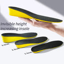 Invisiable Height Increase Insoles for Women Men Heel Lift Yellow Shoes Sole Pad Breathable Shock Absorption Feet Care
