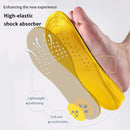 Invisiable Height Increase Insoles for Women Men Heel Lift Yellow Shoes Sole Pad Breathable Shock Absorption Feet Care