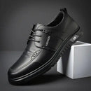 Men’s Dress Shoes New Shiny Business Work Shoes Autumn Thick-soled Comfortable British Casual Men’s Pu Leather Shoes