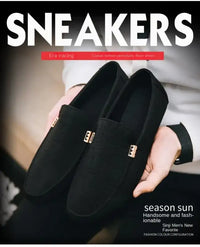 Men Shoes Casual Sneakers Luxury Formal Canvas Men Loafers Breathable shoes men Slip on Male Boat Shoe Plus Size tenis