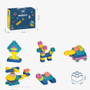 Children’s Building Blocks Plastic Assembled Educational Toys Portable Gift Box Set - 88PCS S Portable Gift Box