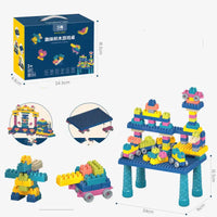 Children’s Building Blocks Plastic Assembled Educational Toys Portable Gift Box Set - 88PCS M gift box
