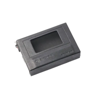 Black rectangular device with a recessed screen area.