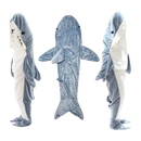 Cute cartoon shark sleeping bag perfect for your shark nap blanket or sleep adventure
