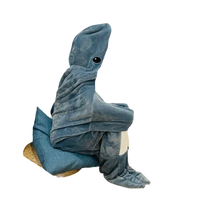 Trendy Shark Nap Blanket Featuring a Shark-Themed Plush Jumpsuit for Cartoon Shark Sleeping Fun