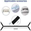 2 PCS Sheet Fastener Fixing Straps Adjustable Cross Elastic Straps Flat Fit Sheet Clips for Mattress Cushions Sofa