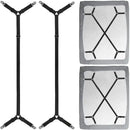 2 PCS Sheet Fastener Fixing Straps Adjustable Cross Elastic Straps Flat Fit Sheet Clips for Mattress Cushions Sofa