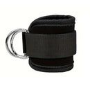 FlexFit Ankle Bands: Resistance & Strength Training - Black Silver Buckle Net
