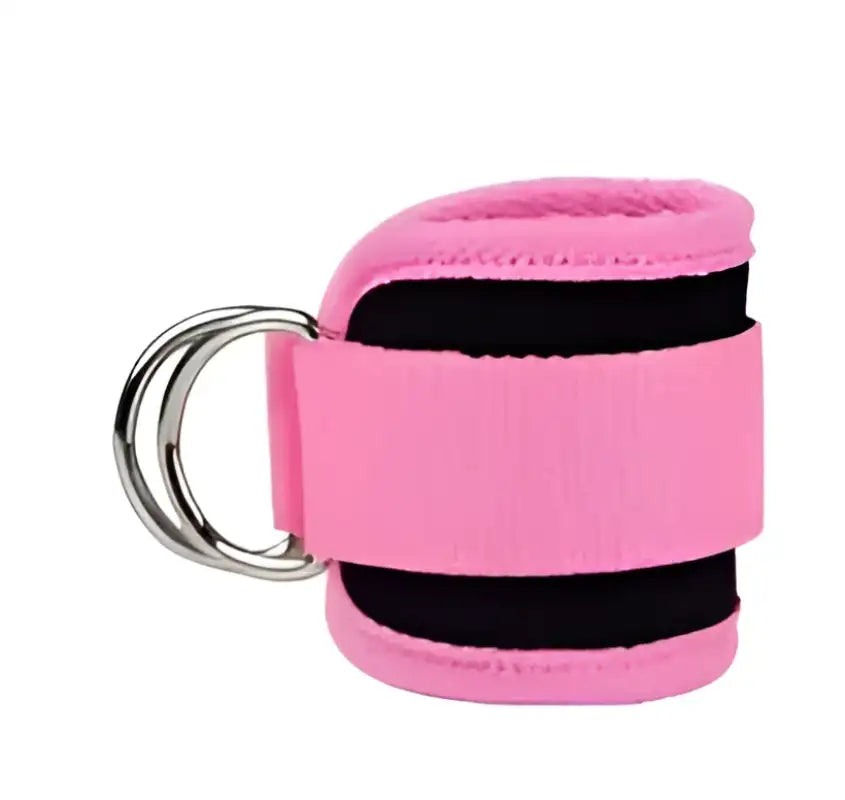 FlexFit Ankle Bands: Resistance & Strength Training - One Pink Silver Buckle Net