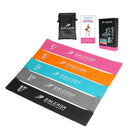 FlexFit Yoga Resistance Bands - Indoor/Outdoor Use - 5 colors setA