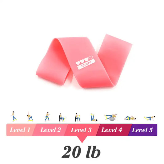FlexFit Yoga Resistance Bands - Indoor/Outdoor
