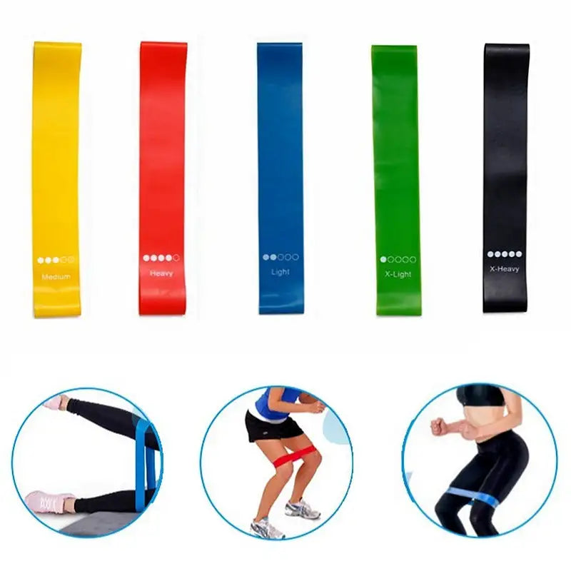 FlexFit Yoga Resistance Bands - Indoor/Outdoor