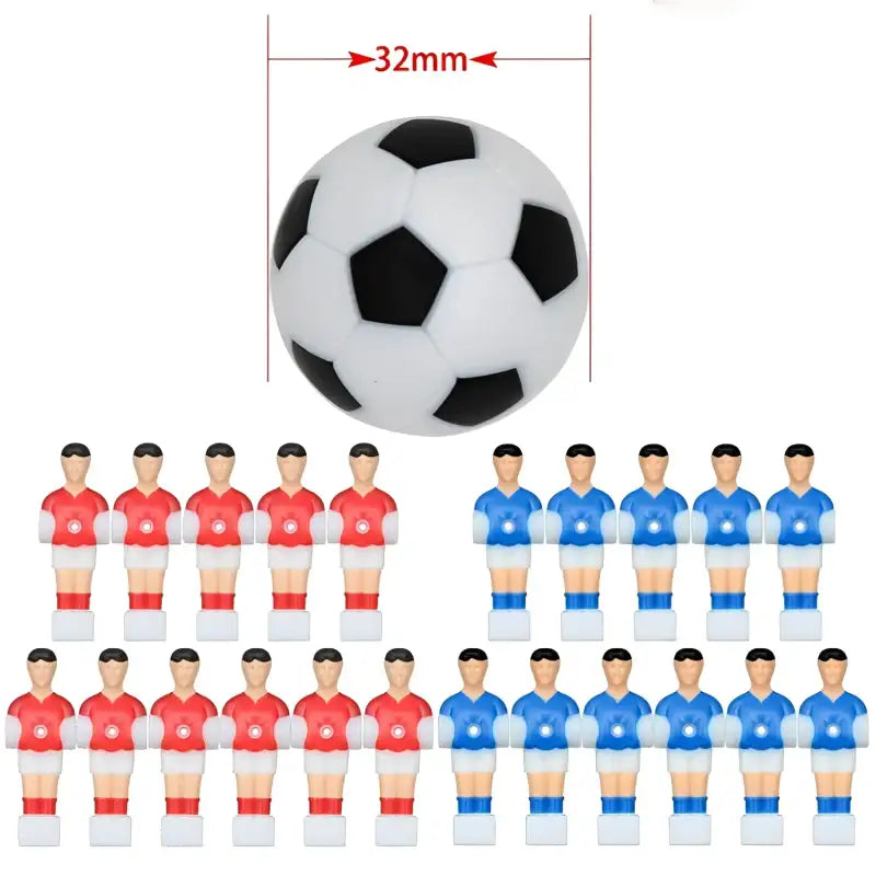 Movable Table Foosball Accessories Children’s Table Game Plastic Accessories Doll - Humanoid Doll