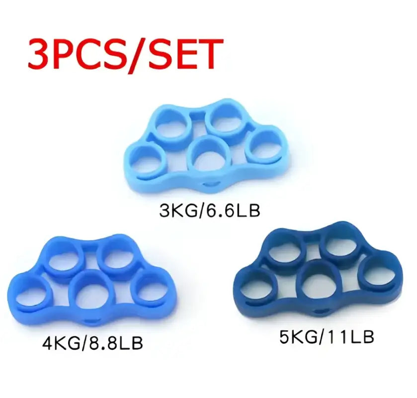 FlexiGrip Finger Bands - Blue Set